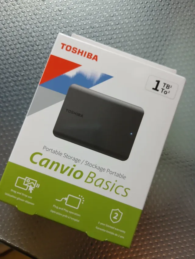 Disco Duro Toshiba Canvio Basics 1TB Nuevo