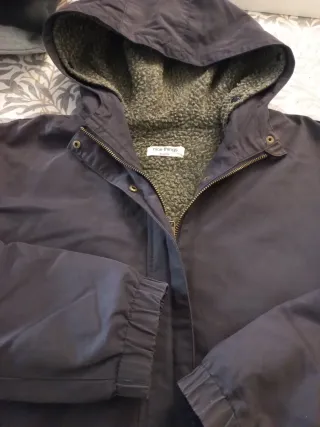 Abrigo Nice Things gris/verde