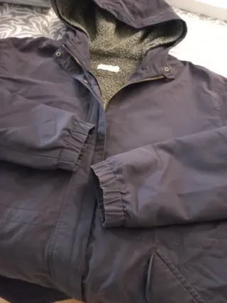 Abrigo Nice Things gris/verde