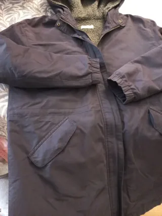 Abrigo Nice Things gris/verde