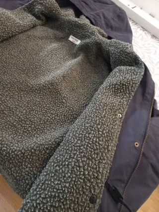 Abrigo Nice Things gris/verde