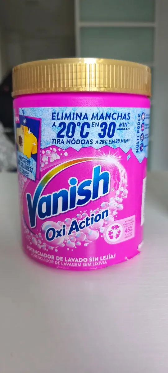 Vanish Oxi Action Potenciador Lavado Sin Lejía