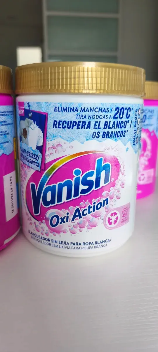 Vanish Oxi Action Potenciador Lavado Sin Lejía