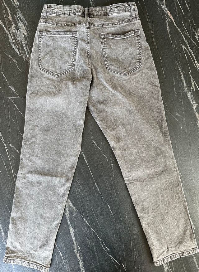 Jeans Uomo Grigi Straight W32/L32 (IT 46)