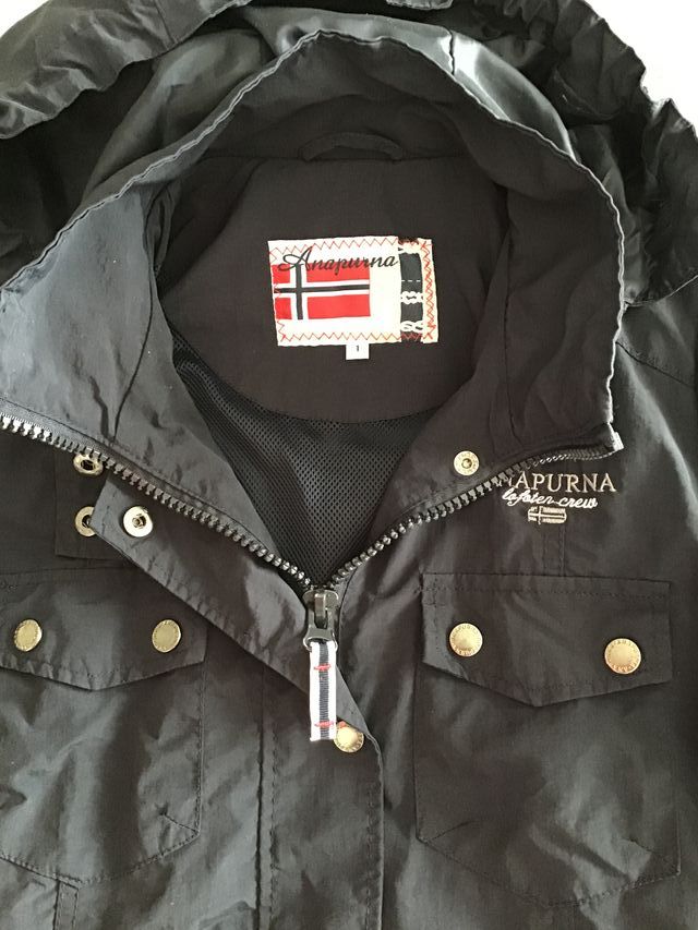 Chaqueta Anapurna impermeable azul marino