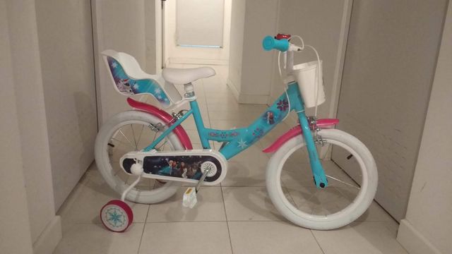 Bicicleta 16 Frozen con ruedines