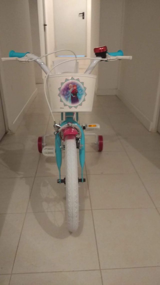 Bicicleta 16 Frozen con ruedines