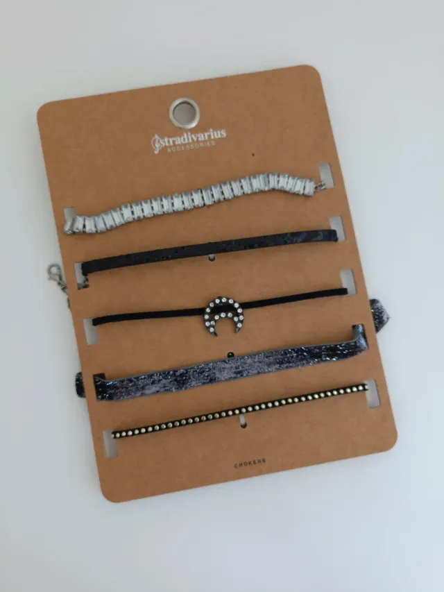 Pack 5 Chokers Stradivarius