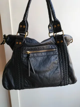 Borsa a sacca nera Y2K City Bag