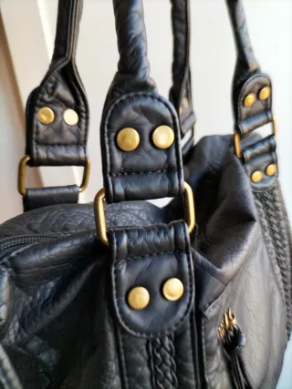 Borsa a sacca nera Y2K City Bag