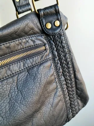 Borsa a sacca nera Y2K City Bag