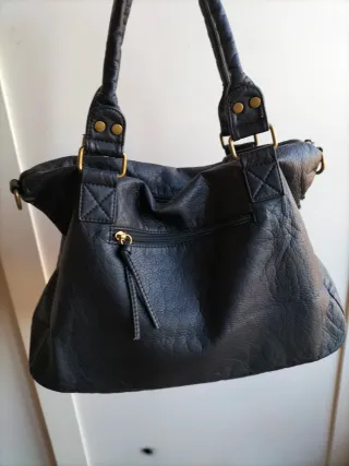 Borsa a sacca nera Y2K City Bag