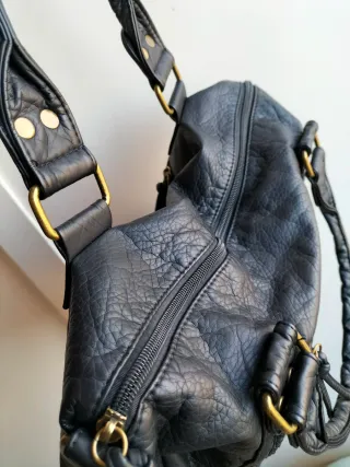 Borsa a sacca nera Y2K City Bag