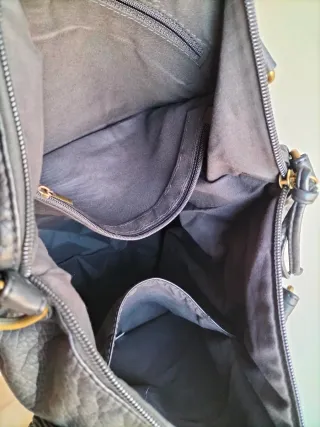 Borsa a sacca nera Y2K City Bag