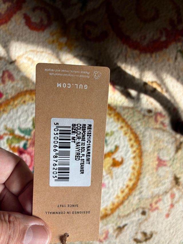 Traje neopreno Gul Response 3/2mm sin estrenar