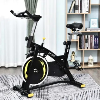 Bicicleta Estática Deportiva Negra