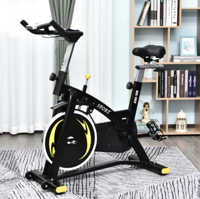 Bicicleta Estática Deportiva Negra