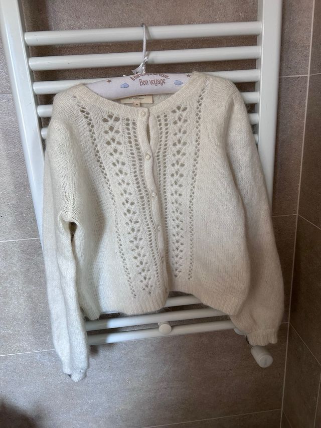 Cárdigan Sézane Blanco Talla XS
