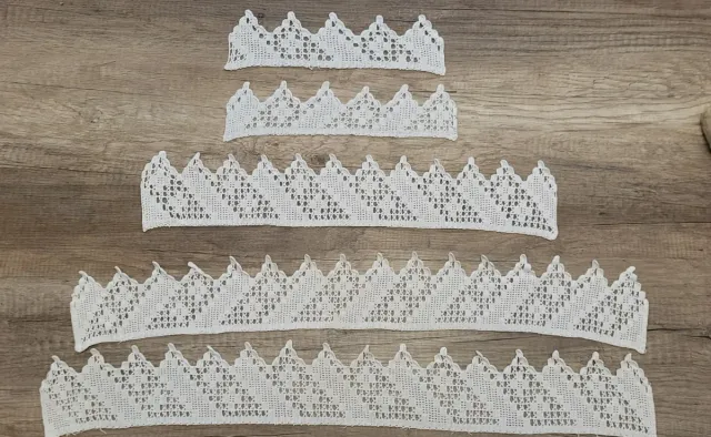 Puntillas de ganchillo para toallas