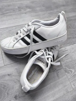 Zapatillas Adidas Blancas Cloudfoam Comfort