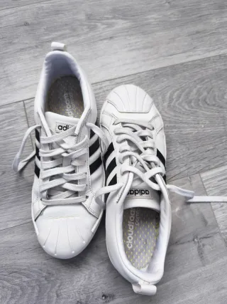 Zapatillas Adidas Blancas Cloudfoam Comfort