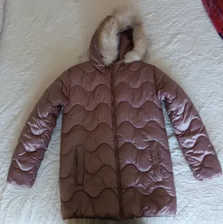 Chaqueta acolchada niña rosa talla 14 172 cm