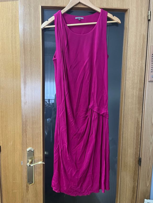Vestido Uterqüe fucsia