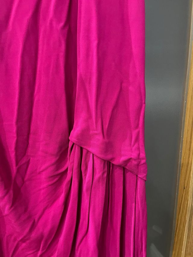 Vestido Uterqüe fucsia