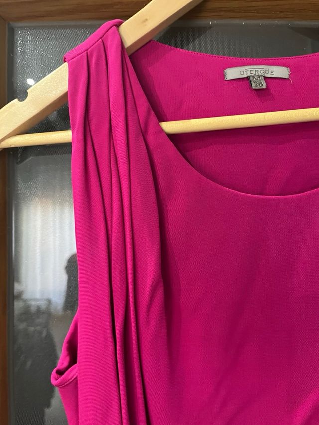 Vestido Uterqüe fucsia
