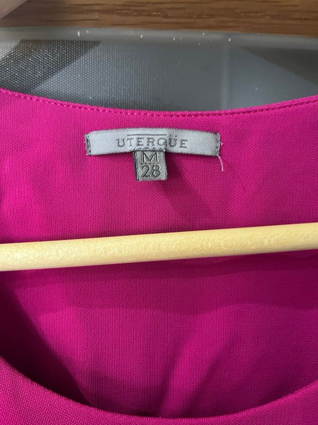 Vestido Uterqüe fucsia