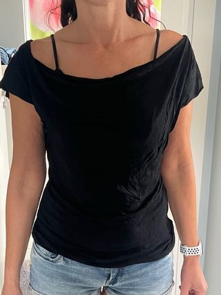 Camiseta Pinkie Talla S Negra