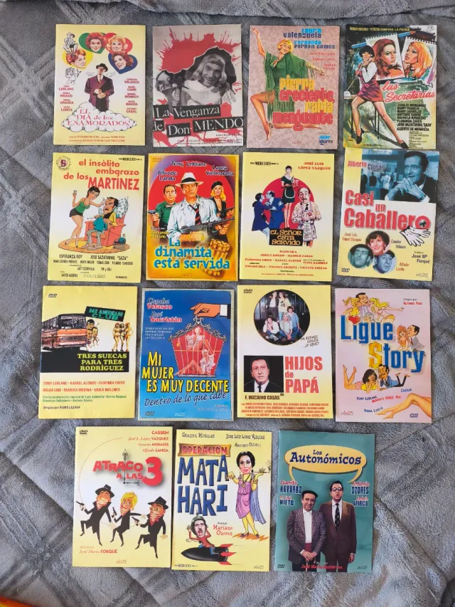 15 DVDs Películas Españolas Comedia Drama