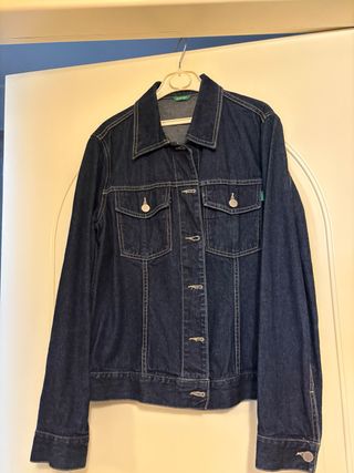 Giacca di jeans Benetton donna taglia S