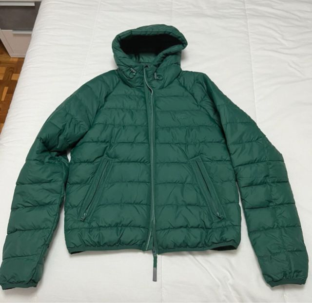 Abrigo acolchado verde