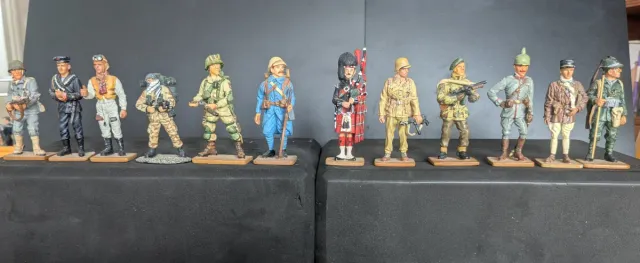Lote 12 Soldados de Plomo Colección Del Prado