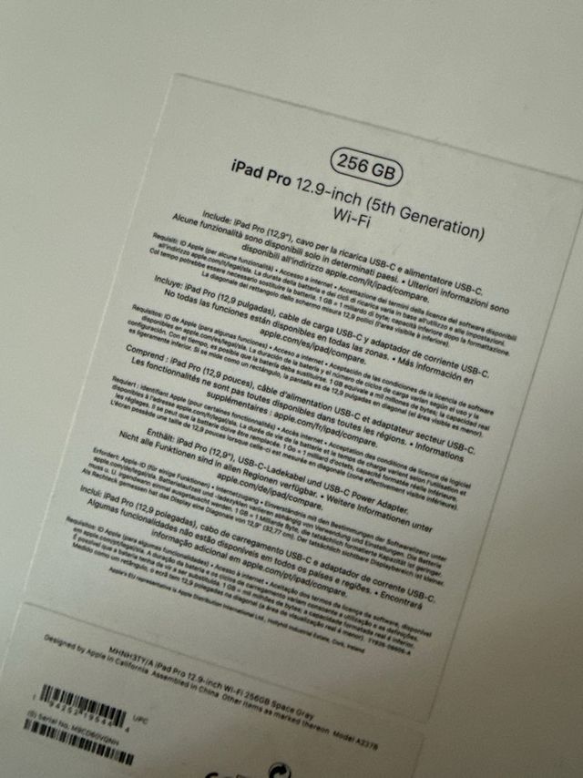 iPad Pro 5th 256Gb Wifi