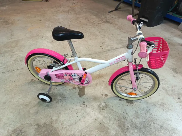 Bicicleta infantil Btwin rosa 16"