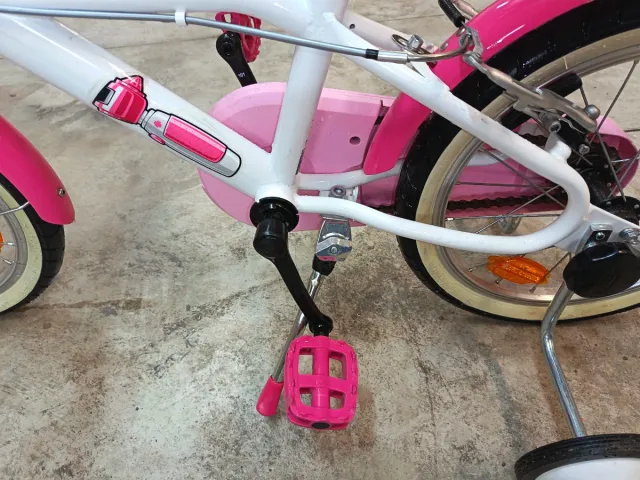 Bicicleta infantil Btwin rosa 16"