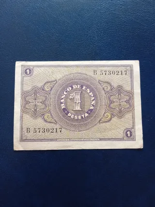 Billete 1 Peseta Banco de España 1937