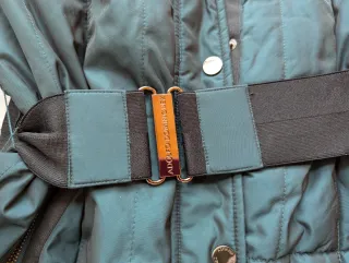 Abrigo Adolfo Domínguez Negro/Verde