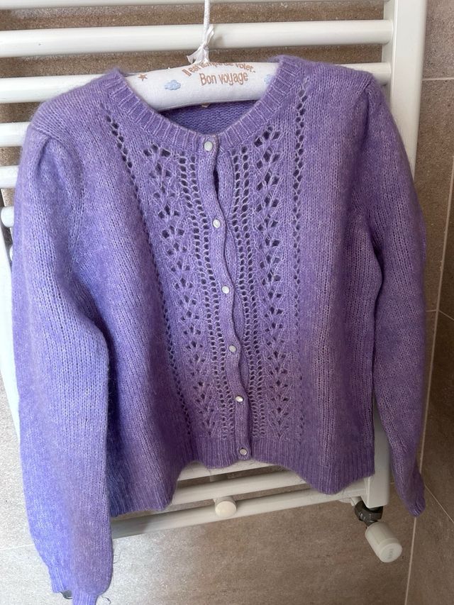 Cárdigan Sézane Morado Talla XS