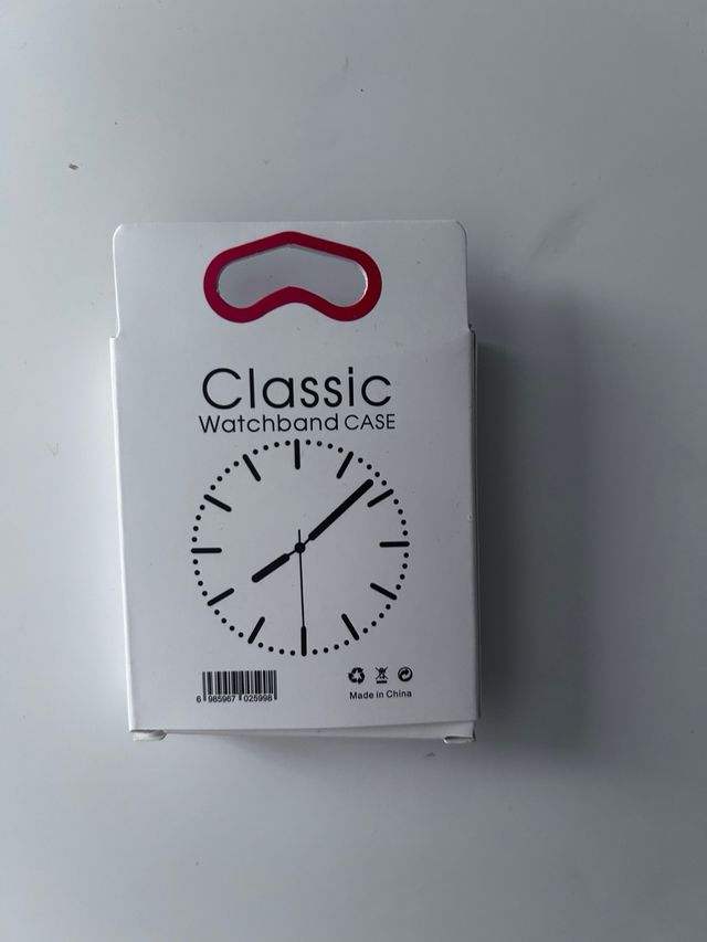 Protector Apple Watch 44mm negro/azul