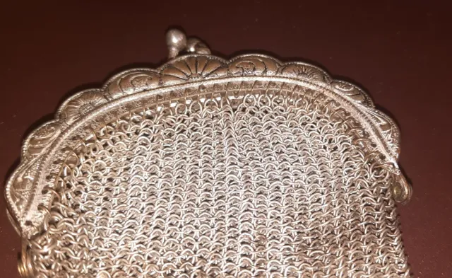 Antico Portamonete in maglia metallica