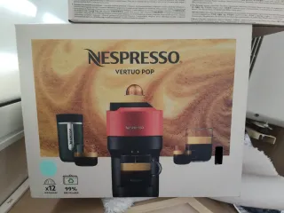 Cafetera Nespresso Vertuo Pop aquamarina