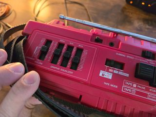 Radio Sharp Boombox WQ-T232 Doble Cassette