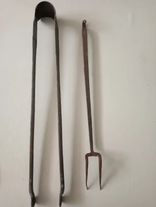 Set 2 attrezzi vintage artigianali