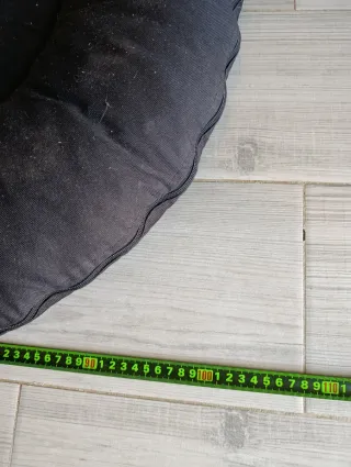 Cama para perro grande ovalada