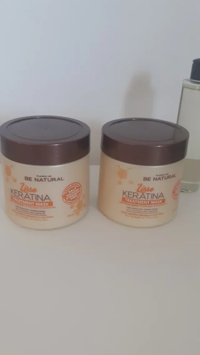 2x Mascarilla Keratina BE NATURAL
