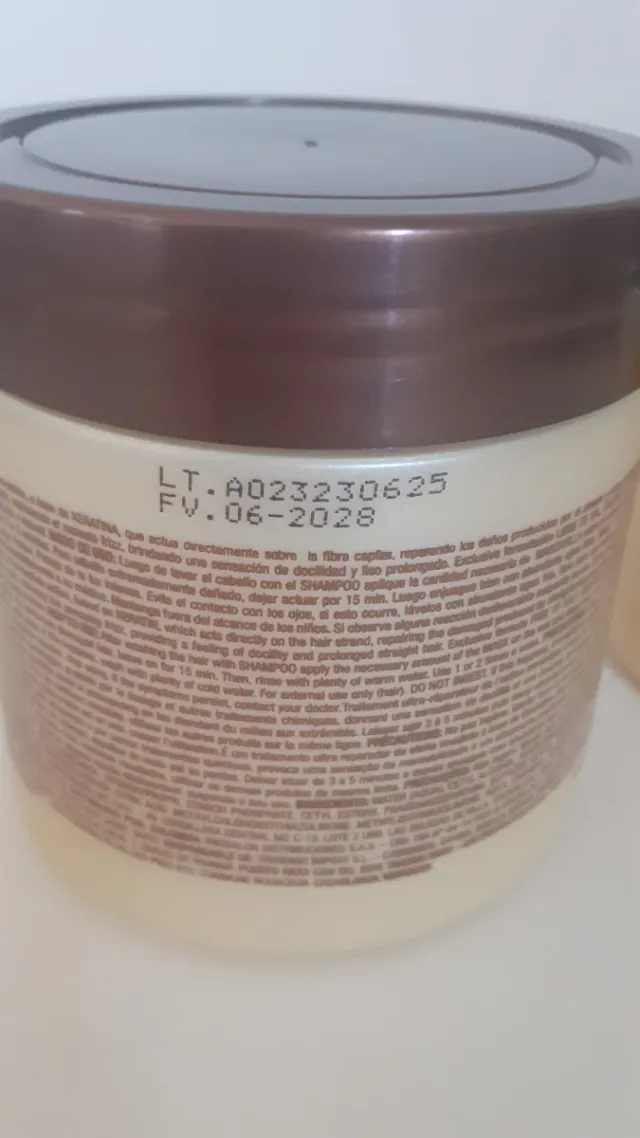 2x Mascarilla Keratina BE NATURAL