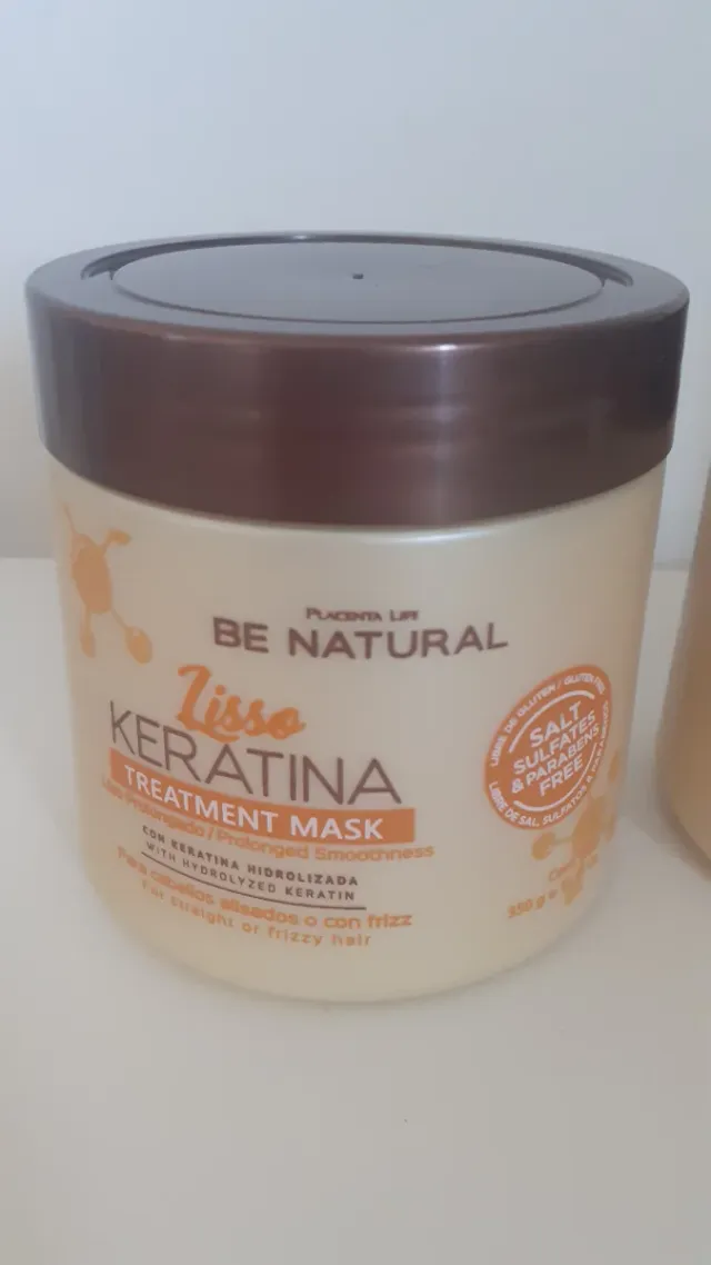2x Mascarilla Keratina BE NATURAL